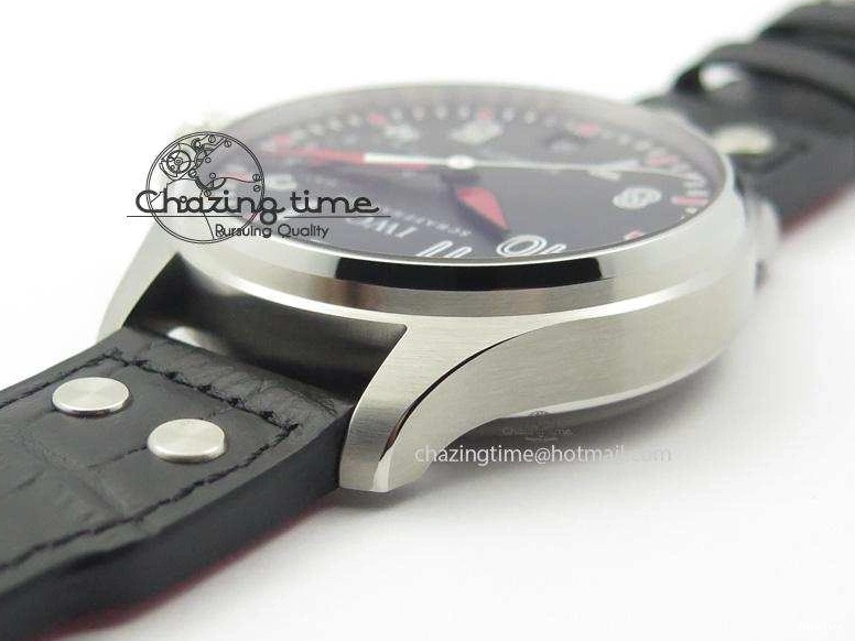 MIROTIME 1226 Big Pilot Real PR IW500433 “Muhammad Ali” ZF Best Edition On Black Leather Strap A UrbanChic 7294